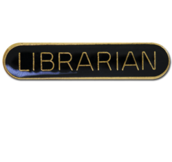 Librarian Rounded Edge Bar Badge 24