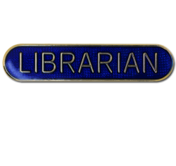 Librarian Rounded Edge Bar Badge 17
