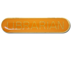 Librarian Rounded Edge Bar Badge 25
