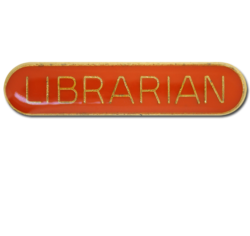 Librarian Rounded Edge Bar Badge 22