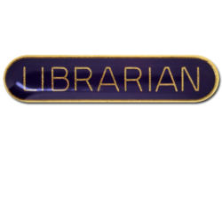 Librarian Rounded Edge Bar Badge 19