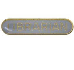 Librarian Rounded Edge Bar Badge 26