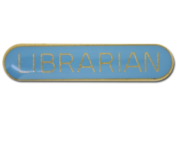 Librarian Rounded Edge Bar Badge 23