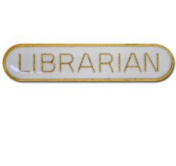 Librarian Rounded Edge Bar Badge 20