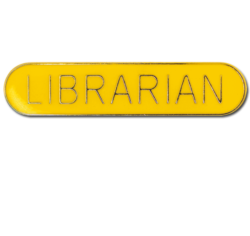 Librarian Rounded Edge Bar Badge 16