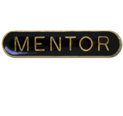 Mentor Rounded Edge Bar Badge 24