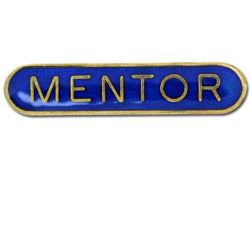 Mentor Rounded Edge Bar Badge 17