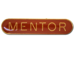 Mentor Rounded Edge Bar Badge 27