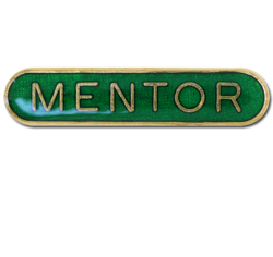 Mentor Rounded Edge Bar Badge 18