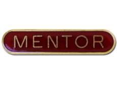 Mentor Rounded Edge Bar Badge