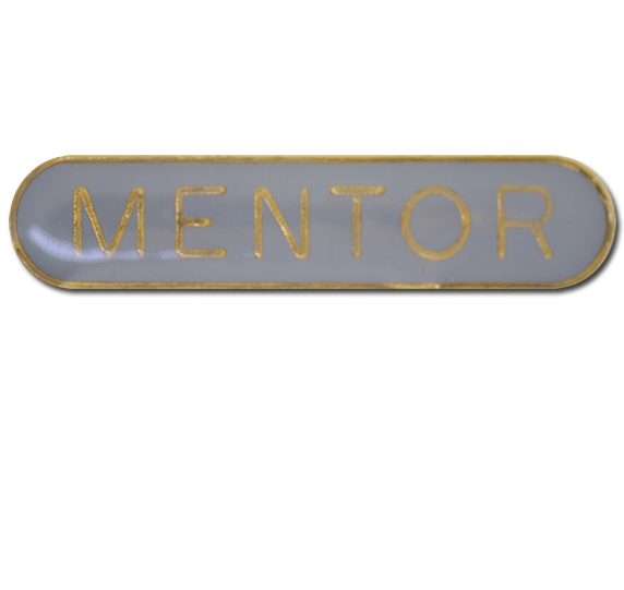 Mentor Rounded Edge Bar Badge 12