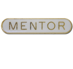 Mentor Rounded Edge Bar Badge 20