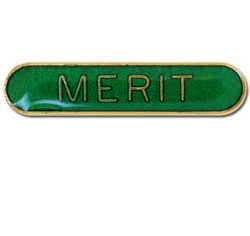 Merit Rounded Edge Bar Badge 18