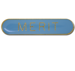 Merit Rounded Edge Bar Badge 23