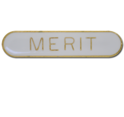 Merit Rounded Edge Bar Badge 20
