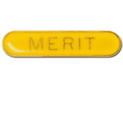 Merit Rounded Edge Bar Badge 16