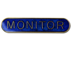 Monitor Rounded Edge Bar Badge 17