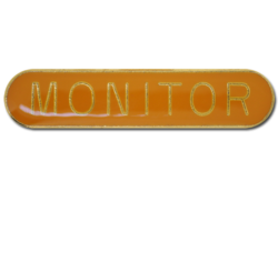 Monitor Rounded Edge Bar Badge 25