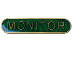 Monitor Rounded Edge Bar Badge 18