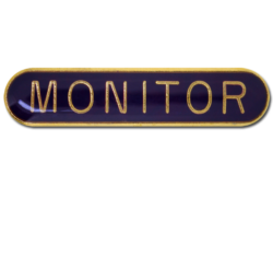 Monitor Rounded Edge Bar Badge 19