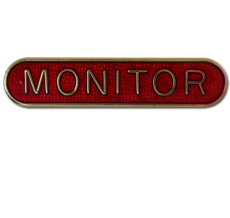 Monitor Rounded Edge Bar Badge