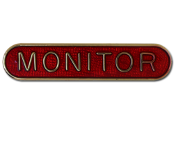 Monitor Rounded Edge Bar Badge 15