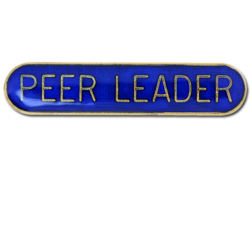 Peer Leader Rounded Edge Bar Badge 17