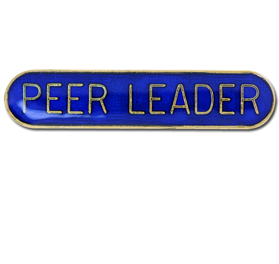 Peer Leader Rounded Edge Bar Badge 3