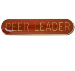 Peer Leader Rounded Edge Bar Badge 27