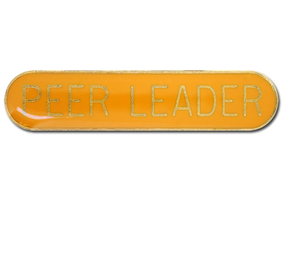 Peer Leader Rounded Edge Bar Badge 11