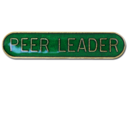Peer Leader Rounded Edge Bar Badge 18