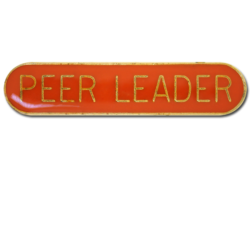 Peer Leader Rounded Edge Bar Badge 22