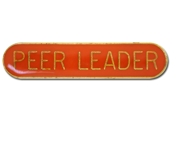 Peer Leader Rounded Edge Bar Badge 8