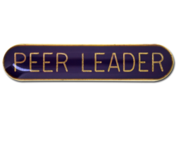 Peer Leader Rounded Edge Bar Badge 19