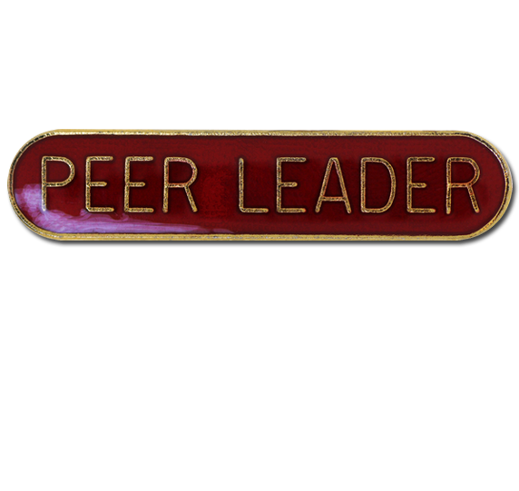 Peer Leader Rounded Edge Bar Badge 1