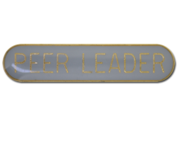 Peer Leader Rounded Edge Bar Badge 26