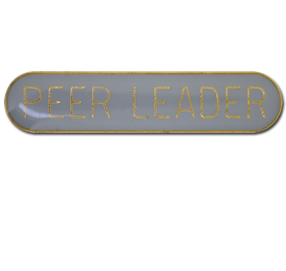 Peer Leader Rounded Edge Bar Badge 12
