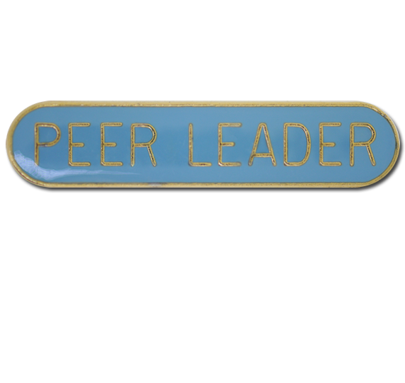 Peer Leader Rounded Edge Bar Badge 9