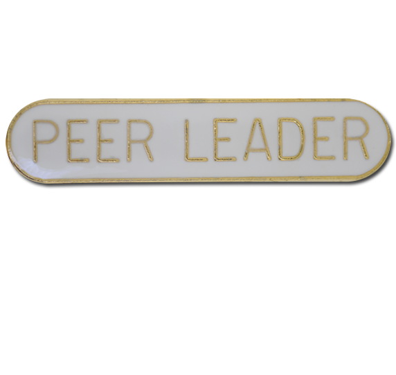 Peer Leader Rounded Edge Bar Badge 6
