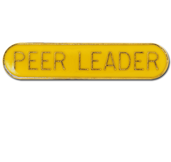 Peer Leader Rounded Edge Bar Badge 2