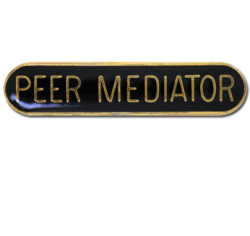 Peer Mediator Rounded Edge Bar Badge 24