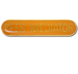Peer Mediator Rounded Edge Bar Badge 25