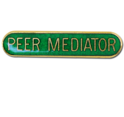 Peer Mediator Rounded Edge Bar Badge 18