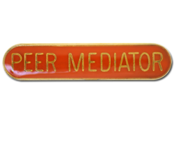 Peer Mediator Rounded Edge Bar Badge 22