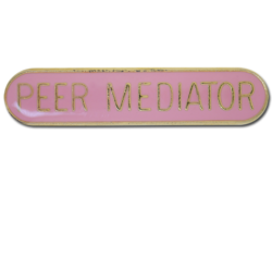 Peer Mediator Rounded Edge Bar Badge 21