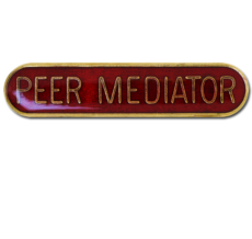 Peer Mediator Rounded Edge Bar Badge