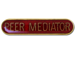 Peer Mediator Rounded Edge Bar Badge 15
