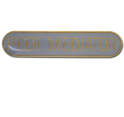 Peer Mediator Rounded Edge Bar Badge 26