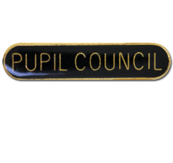 Pupil Council Rounded Edge Bar Badge 24
