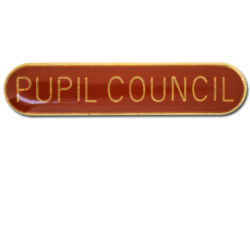 Pupil Council Rounded Edge Bar Badge 27